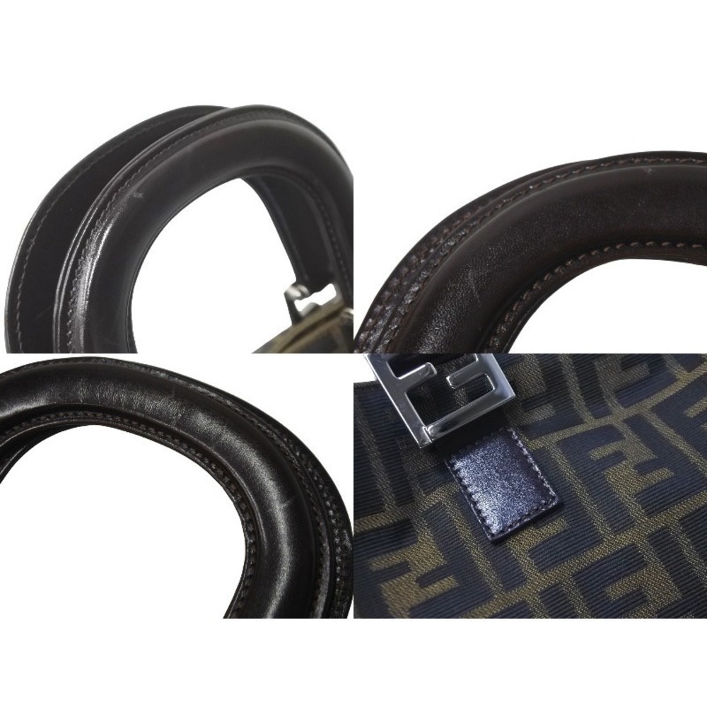 FENDI Mamma Bucket Handbag Tote Bag Zucca Pattern - Picture 6 of 8